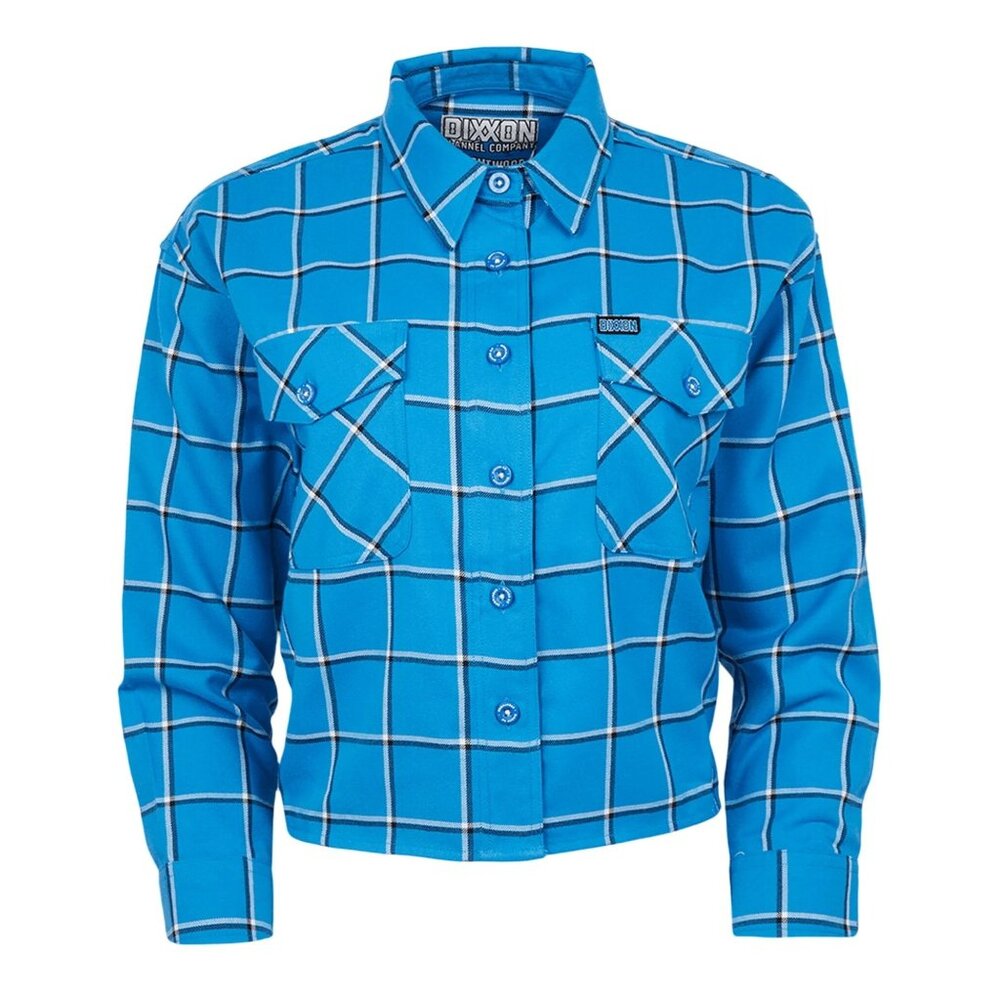 Dixxon Shirt Womens 2XL Blue Brentwood Flannel‎ NWT